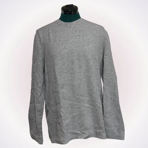 English Laundry Speckled Crewneck Sweater | Light Grey | Sz L